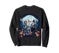 Chillin 'avec mon costume d'Halloween Creeps Sweatshirt