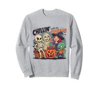 Chillin 'avec mon costume d'Halloween Creeps Sweatshirt