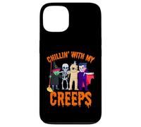 Chillin avec Mon Creepy Halloween Monstre Cadeaux Coque pour iPhone 13