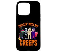 Chillin avec Mon Creepy Halloween Monstre Cadeaux Coque pour iPhone 15 Pro Max
