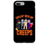 Chillin avec Mon Creepy Halloween Monstre Cadeaux Coque pour iPhone 7 Plus/8 Plus