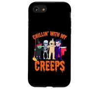 Chillin avec Mon Creepy Halloween Monstre Cadeaux Coque pour iPhone SE (2020) / 7/8