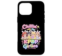 Chillin de Musique K-Pop de Pâques avec Mes Filles K-Pop Girlies Women Girlies Coque pour iPhone 16 Pro Max