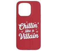 Chillin Like A Villain Saying Cool Fall Halloween Mauvais Witch Coque pour iPhone 15 Pro