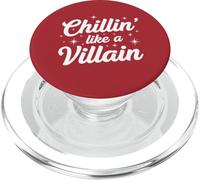 Chillin Like A Villain Saying Cool Fall Halloween Mauvais Witch PopSockets PopGrip pour MagSafe
