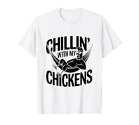 Chillin' With My Chickens Farming Œuf de poule d'élevage T-Shirt