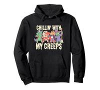 Chillin with My Creeps Meme Amusant pour Halloween Entre Amis Sweat à Capuche