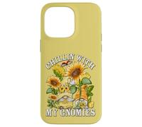 Chillin with My Gnomies and Spring Sunflower GNOME for Mom Coque pour iPhone 14 Pro Max