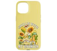 Chillin with My Gnomies and Spring Sunflower GNOME for Mom Coque pour iPhone 15
