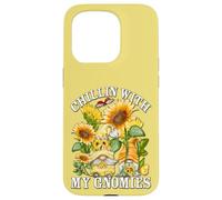 Chillin with My Gnomies and Spring Sunflower GNOME for Mom Coque pour iPhone 15 Pro