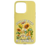 Chillin with My Gnomies and Spring Sunflower GNOME for Mom Coque pour iPhone 15 Pro Max