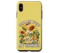 Chillin with My Gnomies and Spring Sunflower GNOME for Mom Coque pour iPhone XS Max
