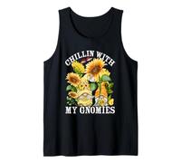 Chillin with My Gnomies and Spring Sunflower GNOME for Mom Débardeur
