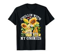 Chillin with My Gnomies and Spring Sunflower GNOME for Mom T-Shirt
