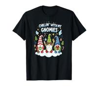 Chillin’ with My Gnomies Funny Christmas GNOME Holiday T-Shirt