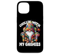 Chillin With My Gnomies Funny Saying For Men Couch Potato Coque pour iPhone 13