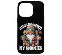 Chillin With My Gnomies Funny Saying For Men Couch Potato Coque pour iPhone 13 Pro