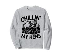 Chillin' With My Hens Farming Œuf de poule d'élevage Sweatshirt
