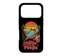Chillin' with My Peeps Perruche Amusante dans Un hamac Coque pour iPhone 17 Pro