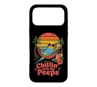 Chillin' with My Peeps Perruche Amusante dans Un hamac Coque pour iPhone 17 Pro Max