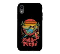Chillin' with My Peeps Perruche Amusante dans Un hamac Coque pour iPhone XR