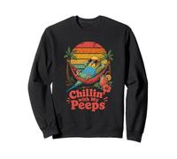 Chillin' with My Peeps Perruche Amusante dans Un hamac Sweatshirt