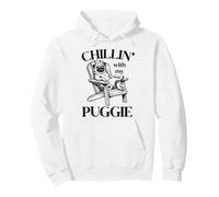 Chillin' with My Puggie Summer Lounge Chair Carlin Sweat à Capuche