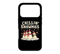 Chillin’ with My Snowmies Cute Snowflake Christmas Cheer Coque pour iPhone 17 Pro
