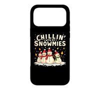 Chillin’ with My Snowmies Cute Snowflake Christmas Cheer Coque pour iPhone 17 Pro Max