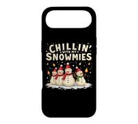 Chillin’ with My Snowmies Cute Snowflake Christmas Cheer Coque pour iPhone Air
