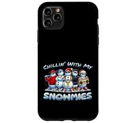 Chillin with My Snowmies Snowman Christmas Hip-Hop Musique Coque pour iPhone 11 Pro Max
