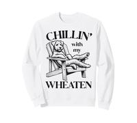 Chillin' with My Wheaten Chaise Longue d'été pour Chien Sweatshirt