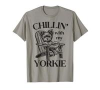 Chillin' with My Yorkie Summer Lounge Chair T-Shirt