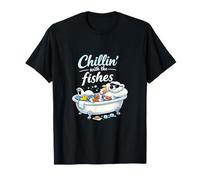 Chillin with The Fishes Polar Bear Jeu de Mots pour Baignoire T-Shirt