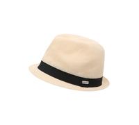 chillouts Chapeaux 'Bardolino' crème / noir, Taille 56-57