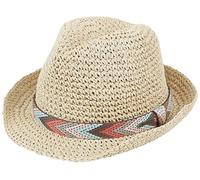 Chillouts Chapeau Medellin Trilby Femme S/M Naturel