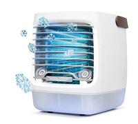 ChillWell Refroidisseur d'air par évaporation 2.0 pour pièce - Mini refroidisseur de marais portable à 4 vitesses avec humidificateur | Unité de refroidissement personnelle intérieure dans la chambre,