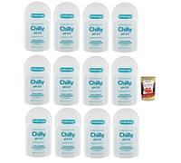 Chilly Nettoyant intime pH 3,5, équilibre pour la défense intime, avec anti-odeur, formule au pH acide pour stimulation, 12 x 200 ml + Italian Gourmet Polpa 400 g