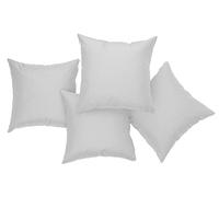 chilly pilley Coussin De Chaise Jardin Imperméable Coussin Décoratif Coussin De Siège Extérieur Intérieur Coussin De Dossier De Nombreuses Couleurs (Argent 4er Set 40x40)