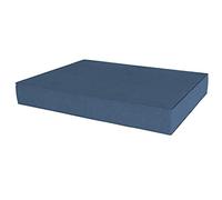 chilly pilley Coussin De Palette EU Coussin D'assise Dossier Mousse Froide Flocons De Mousse Rembourrage Plusieurs Tailles Et Couleurs (Coussin D'assise 120x60x15cm, Bleu Foncé)