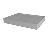 chilly pilley Coussin De Palette EU Coussin D'assise Dossier Mousse Froide Flocons De Mousse Rembourrage Plusieurs Tailles Et Couleurs (Coussin D'assise 120x60x15cm, Argent)
