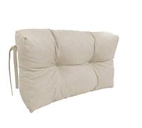 chilly pilley Coussin Palette EU Rembourrage Flocons Mousse Canapé De Palette Dossier Matelassé Coussin De Siège Amovible Ensemble De Coussins Latéraux (Coussins Latéraux 65x60x15, Crème)