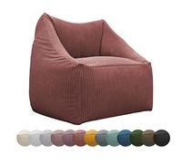 chilly pilley Pouf Fauteuil Mini Coussin De Siège Coussin De Sol avec Dossier Fauteuil pour Enfants Intérieur Et Extérieur Différentes Couleurs (Dunkelpink)