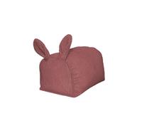 chilly pilley Pouf pour Enfants Billy Goat, Velours Côtelé, Tabouret Décoratif pour Chambre d'enfant, Pouf Billy Goat (Rose Foncé)
