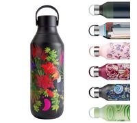 Chilly’s Gourde Emma Bridgewater - Bouteille Isotherme en INOX, Réutilisable pour Boissons Chaudes & Froides - Étanche, sans Condensation - Electric Paradise, 500ml