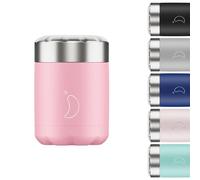 Chilly's Boîte Alimentaire - Récipient Alimentaire Réutilisable en Acier Inoxydable de Haute Qualité - Double Paroi Isolée pour Garder les Aliments au Chaud ou au Froid - Rose Pastel, 300ml