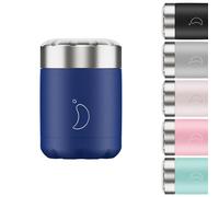 Chilly's Boîte Alimentaire - Récipient Alimentaire Réutilisable en Acier Inoxydable de Haute Qualité - Double Paroi Isolée pour Garder les Aliments au Chaud ou au Froid - Bleu Mat, 500ml