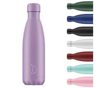 Chilly's Original Gourde - Bouteille Isotherme en Acier Inoxydable, Réutilisable pour Boissons Chaudes & Froides - Étanche, sans Condensation - Pastel - All Purple, 500ml