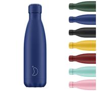Chilly's Original Gourde - Bouteille Isotherme en Acier Inoxydable, Réutilisable pour Boissons Chaudes & Froides - Étanche, sans Condensation - Matte - All Blue - 750ml