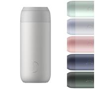 Chilly's Series 2 Tasse à café - Acier Inoxydable avec Surface Douce et Joint Solide - Réutilisable, Double Paroi, Isolation sous Vide - Granite Grey, 500ml